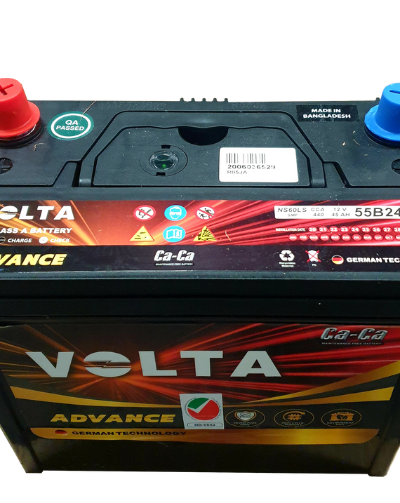 Volta 45AH JIS 55B24LS Car Battery