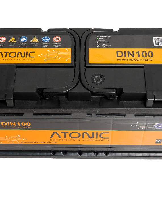 Atonic 12V DIN100 Car Battery