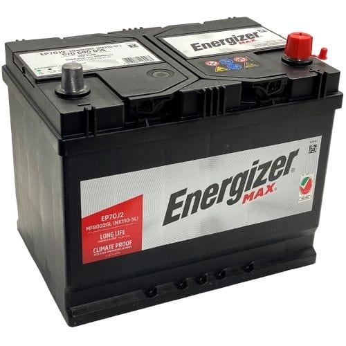 ENERGIZER Battery Energizer - 80D26L Left Terminal 12V JIS 70AH Car Battery
