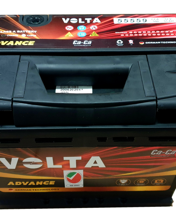 Volta 55AH DIN 55559 Car Battery