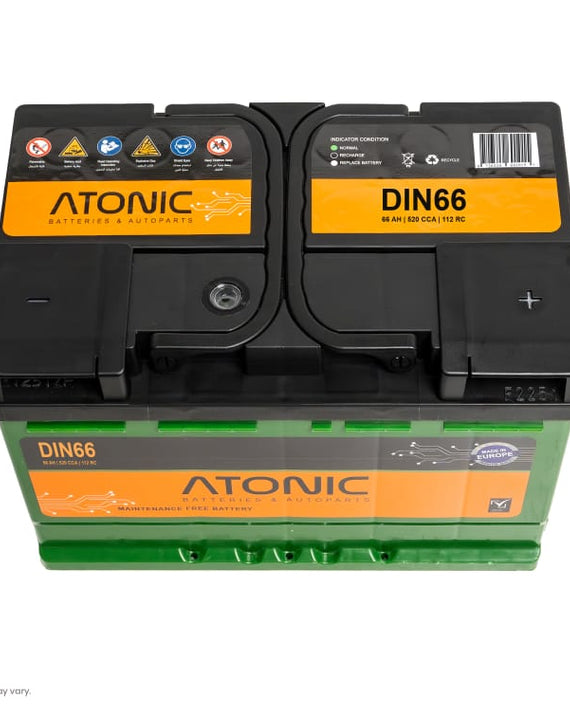 Atonic 12V DIN66MF Car Battery