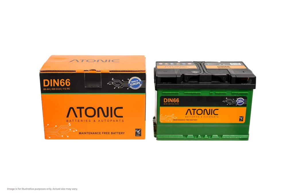 Atonic 12V DIN66MF Car Battery