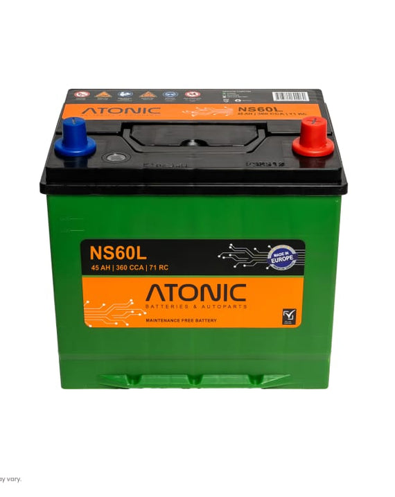 Atonic 12V NS60LMF Car Battery