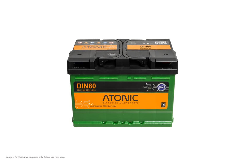 Atonic 12V DIN80MF Car Battery