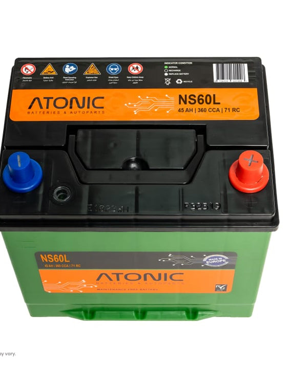 Atonic 12V NS60LMF Car Battery