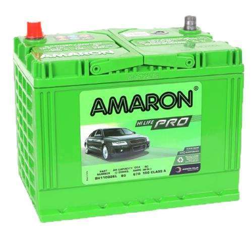 Amaron - 110D26L Left Terminal 12V 80AH JIS Car Battery