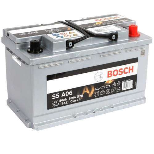 BOSCH Battery Bosch 12V DIN 80AH AGM Car Battery