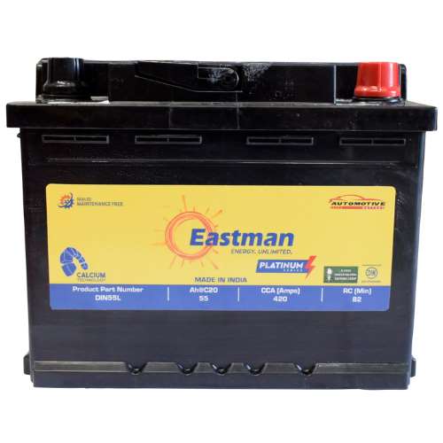 EASTMAN Battery Eastman 12V 55 AH DIN Car Battery