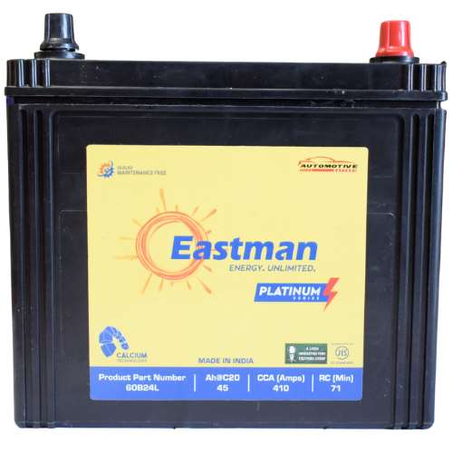 Eastman - 55B24LS (NS60) 12V 45 AH JIS Car Battery