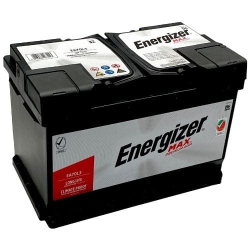 ENERGIZER Battery Energizer 12V DIN 70AH AGM Car Battery