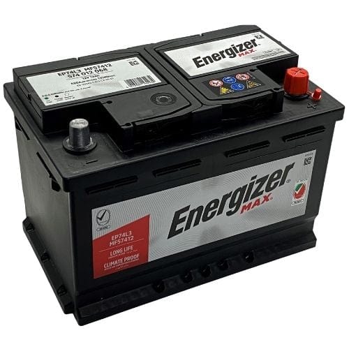 Energizer - DIN74 12V DIN 74AH Car Battery