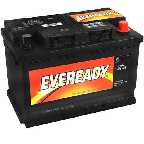Eveready 12V DIN 74AH Car Battery freeshipping 800 CarGuru EVEREADY