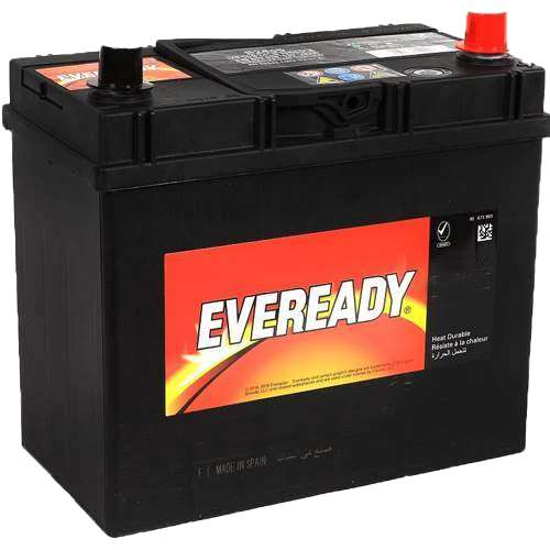 EVEREADY Battery Eveready - 55D23R Right Terminal 12V 60AH JIS Car Battery