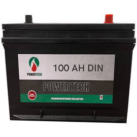 POWERTECH Battery Powertech 12V 100 AH DIN Car Battery - App