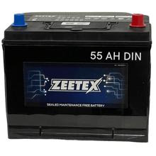 Load image into Gallery viewer, ZEETEX Battery Zeetex 12V DIN 55AH Car Battery