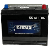 Zeetex 12V DIN 55AH Car Battery
