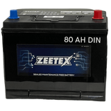 Zeetex - DIN80 12V DIN 80AH Car Battery