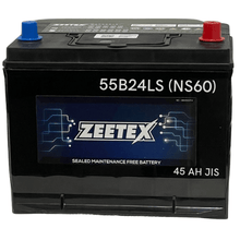 Load image into Gallery viewer, Zeetex - 55B24LS Left Terminal 12V JIS 45AH Car Battery