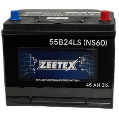 Zeetex - 55B24LS (NS60) 12V JIS 45AH Car Battery