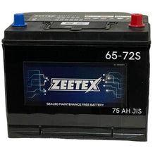 Load image into Gallery viewer, Zeetex - 65-72S 12V JIS 75AH Car Battery
