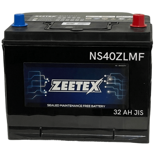Zeetex - NS40ZL Left Terminal 12V JIS 32AH Car Battery