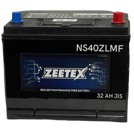 Zeetex - NS40ZL Left Terminal 12V JIS 32AH Car Battery